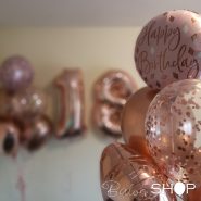 rose gold dekoracija za 18 rodjendan