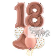 gold rose buket za 18ti