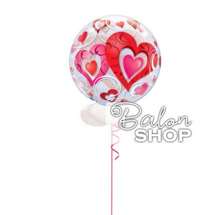 bubble balon i love you