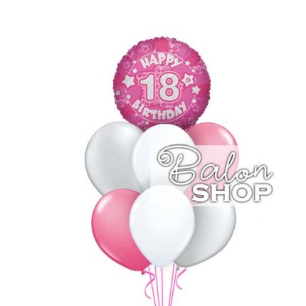 happy 18 birthday roze buket