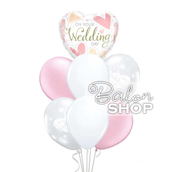 On your wedding day buket balona