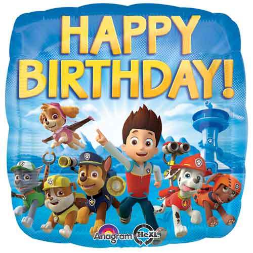 HB paw patrol balon