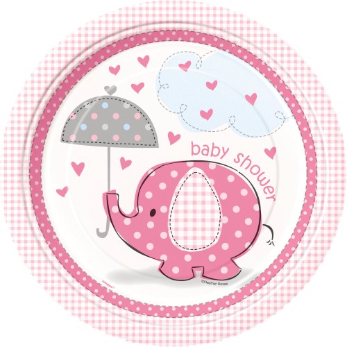 Tanjirici roze baby shower