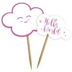 Toperi za rođenje devojčice Hello World