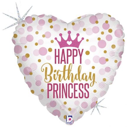 Glitter birthday princess