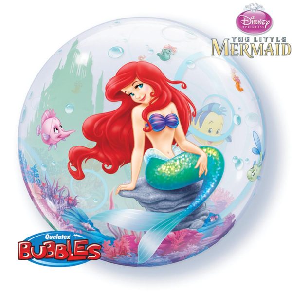 mala sirena bubble balon