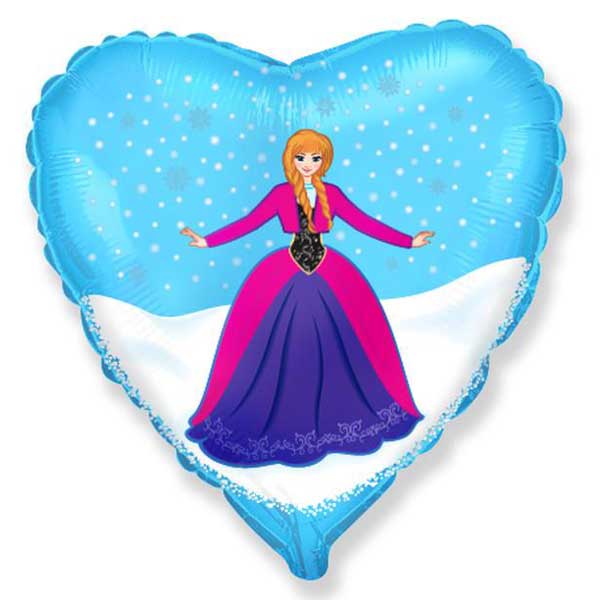 ana frozen srce balon