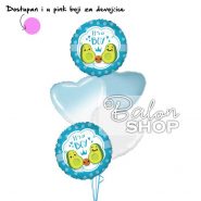 avokado buket balona za rodjenje