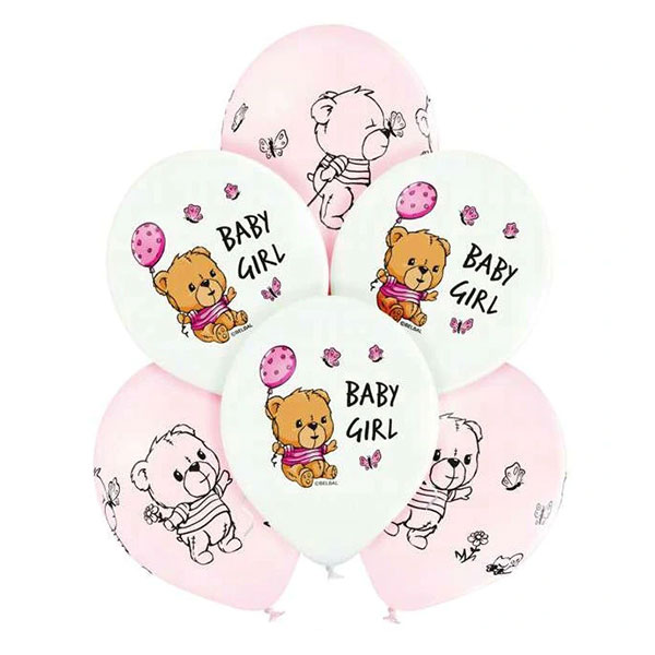 baby girl balon za rodjenje bebe