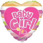 baby girl srce balon