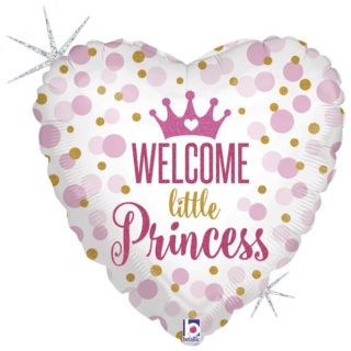 Welcome little Princess balon za rođenje devojčice