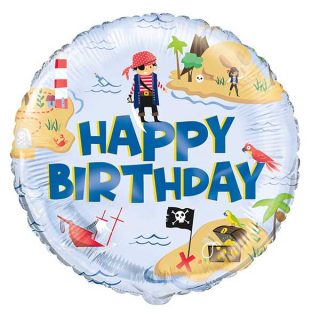 Pirati Happy Birthday balon