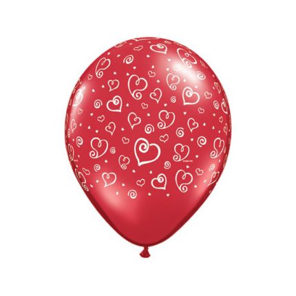 balon sa srcima latex