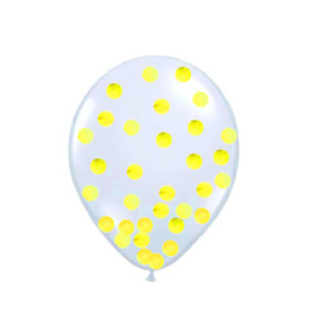 zute konfete balon