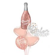 rose gold rodjendansku buket balona