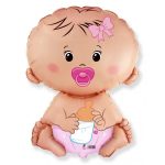 beba devojcica balon