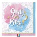 girl od boy salvete za otkrivanje pola bebe