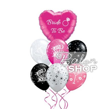 bride to be buket balona