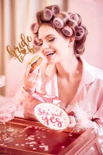 Bride to be toper za tortu rose gold - Slika 2