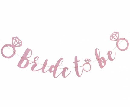 bride to be baner za devojačko veče