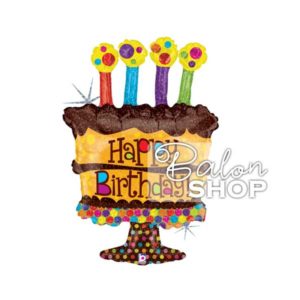 cokoladna rodjendanska torta folija balon