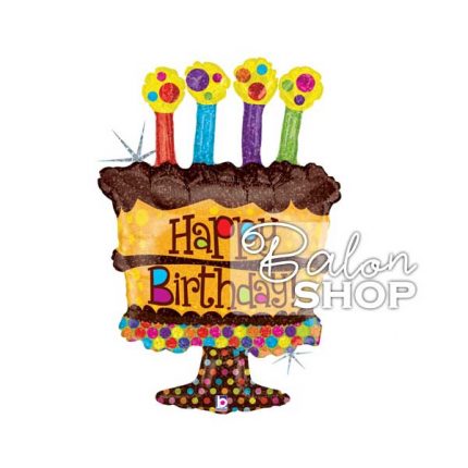 cokoladna rodjendanska torta folija balon