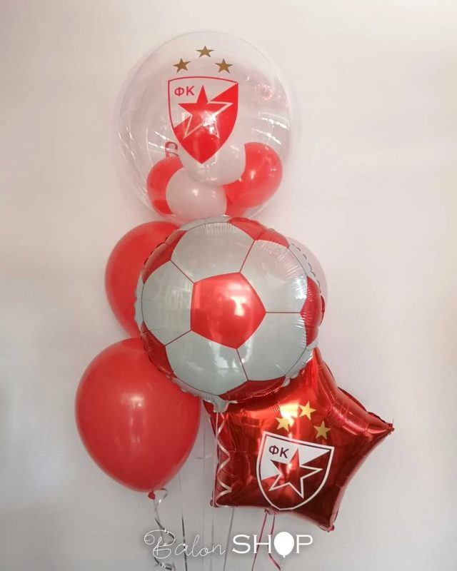 crvena zvezda baloni