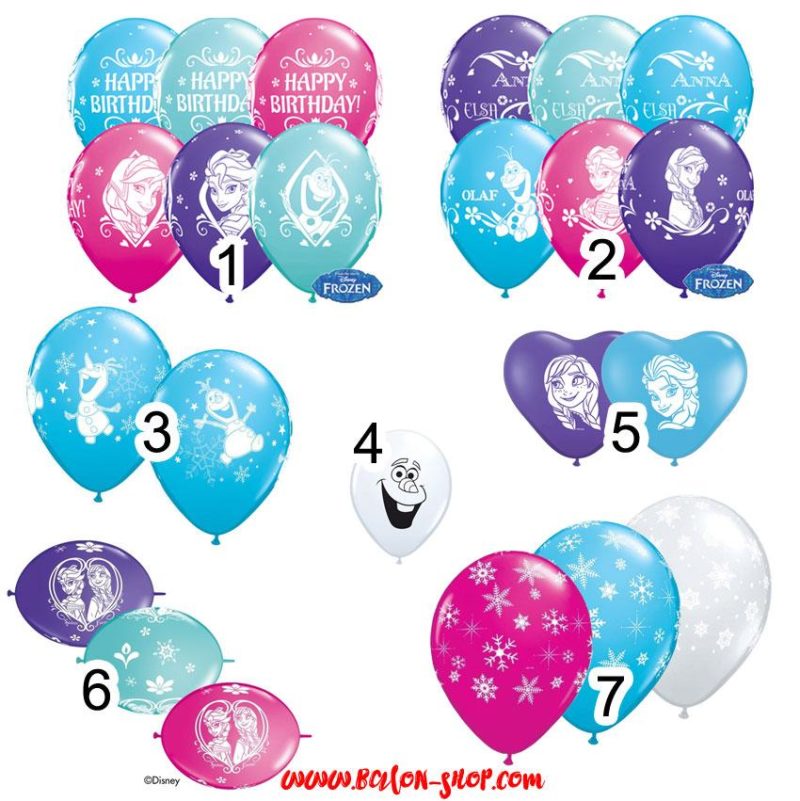 frozen latex balon