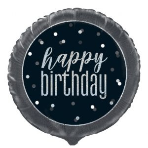 elegantan happy birhday balon