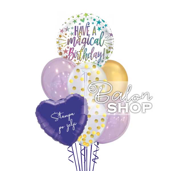 Have a magical Birthday buket helijumskih balona