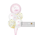 Baby girl helijumski baloni u buketu
