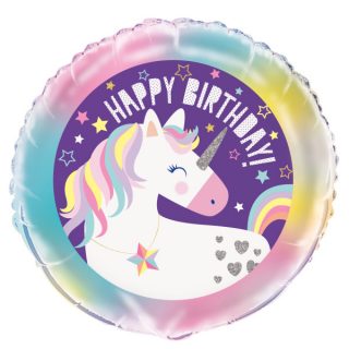 Jednorog Happy Birthday balon