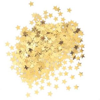 Zvezdice zlatne konfete za sto