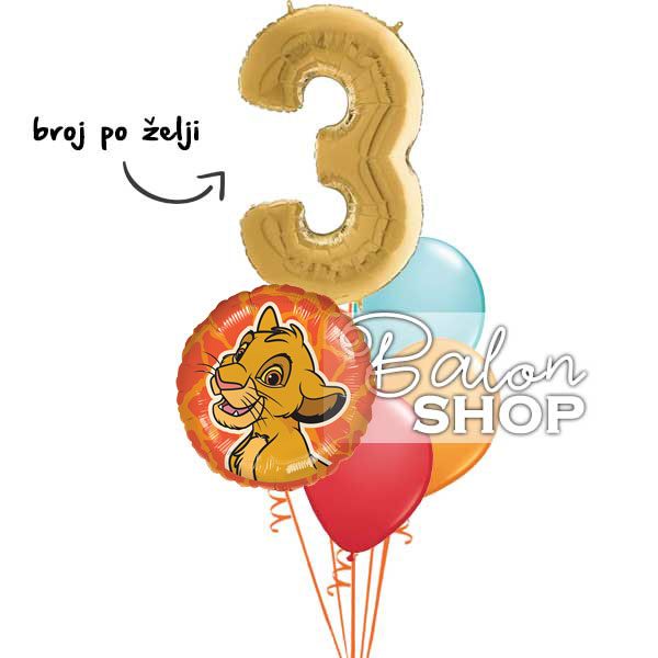 kralj lavova balon