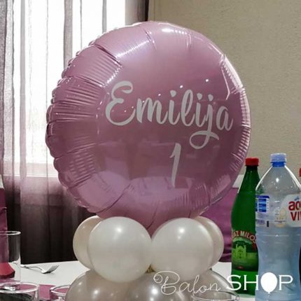 krug balon sa stampom