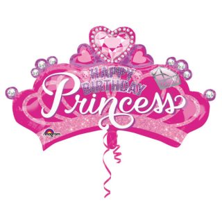 Kruna Happy Birthday Princess balon