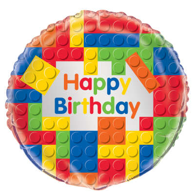 Lego Happy Birthday balon