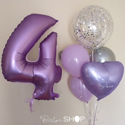 ljubicasti baloni deciji rodjendan
