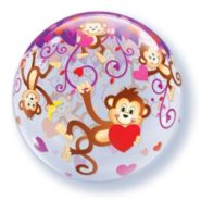 zaljubljeni majmuncici bubble balon