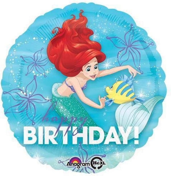 mala sirena ariel balon