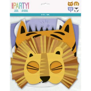 Safari maske (Lav, Tigar, Zebra, Slon)