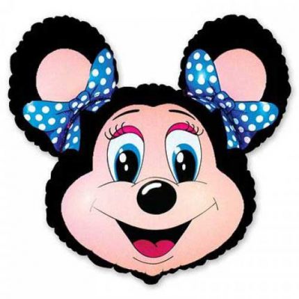 mini maus plava masna balon
