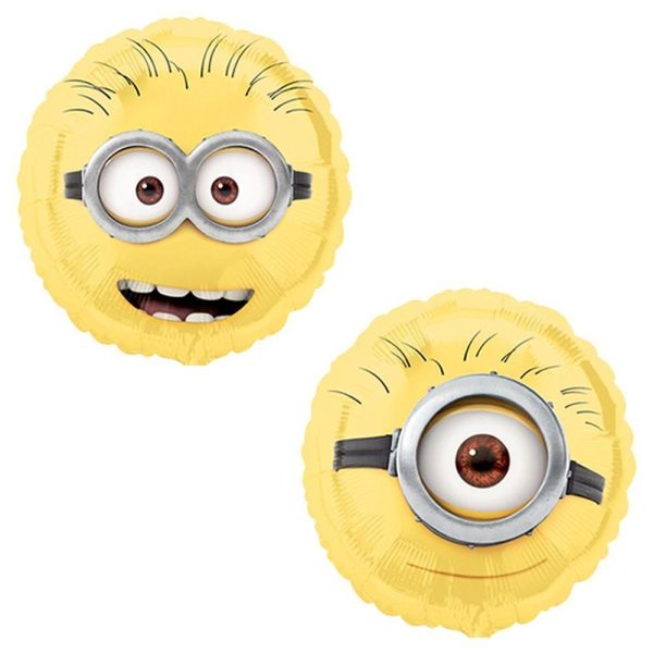 minions okrugli folija balon