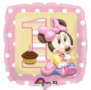 Minnie prvi rođendan balon