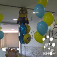 minion buket balona