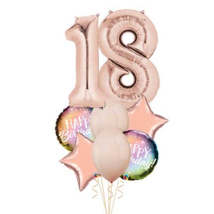 18 rodjendan baloni ombre buket
