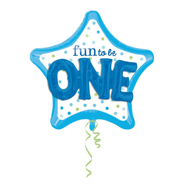 one 3d plavi balon