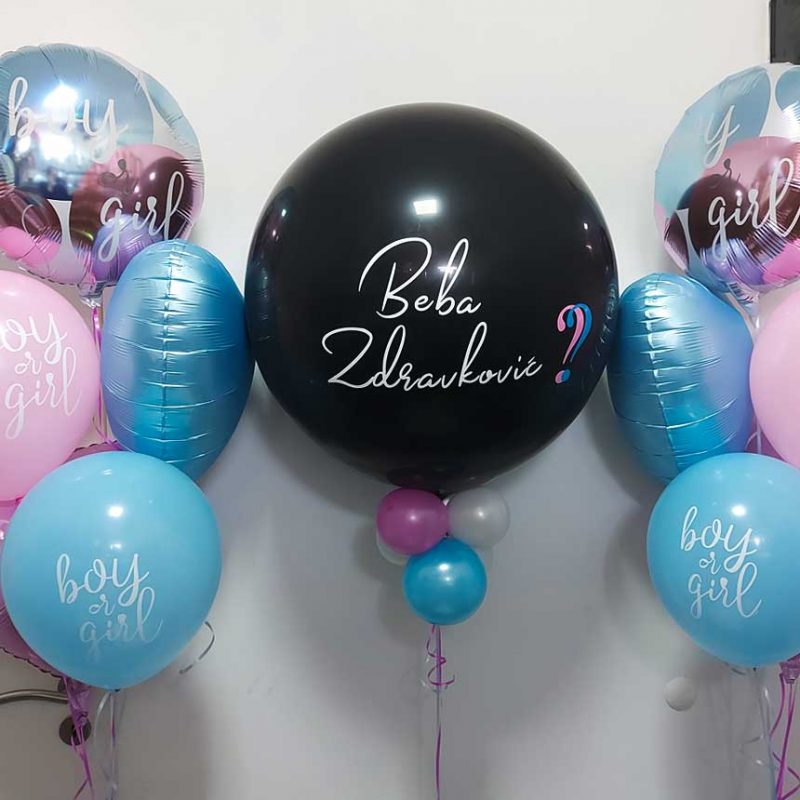baloni za otkrivanje pola bebe