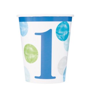 Čaše za prvi rođendan tufnaste za dečake