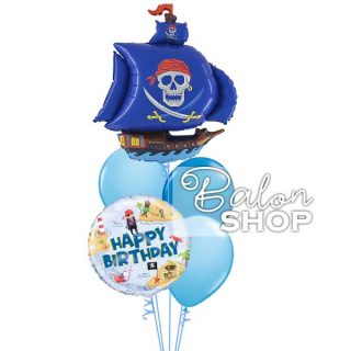 Pirati baloni za rođendan u buketu